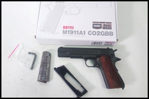 「BATON M1911A1 Limited.2 リアルウッド　セラコート CO2ガスブローバック」買取実績